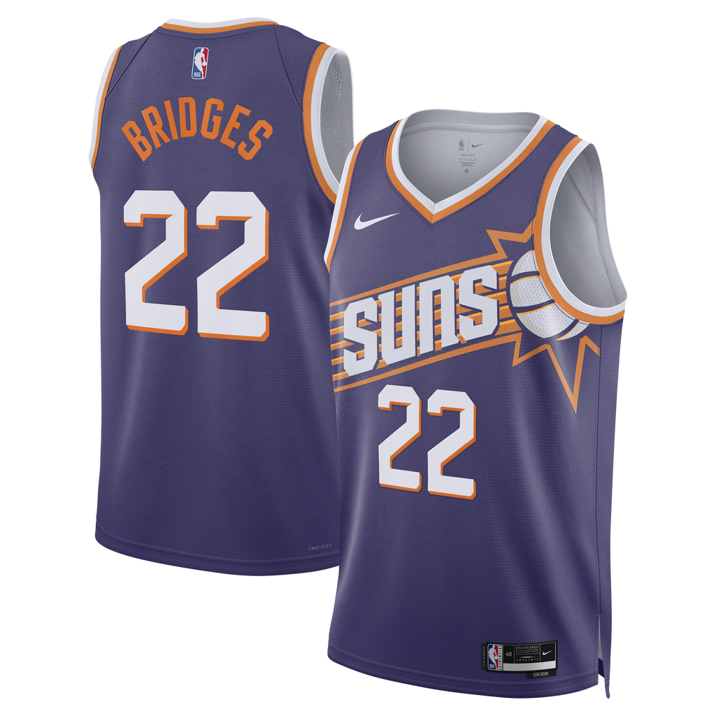 Miles Bridges Phoenix Suns Icon Edition Swingman Jersey - Purple - Unisex