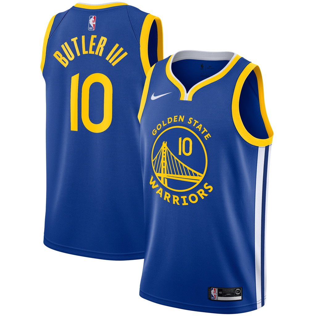 Jimmy Butler III Golden State Warriors Icon Edition Swingman Jersey - Royal - Youth