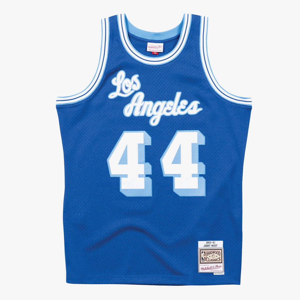 Jerry West Los Angeles Lakers 1960-61 Swingman Road Jersey