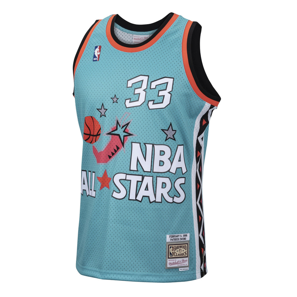 Patrick Ewing New York Knicks 1996 All-Star Authentic Swingman Jersey - Teal