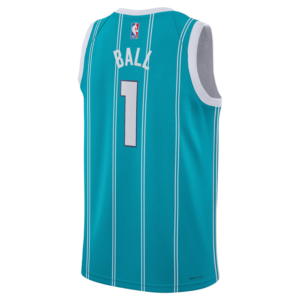 LaMelo Ball Charlotte Hornets Icon Edition Swingman Jersey - Teal - Unisex