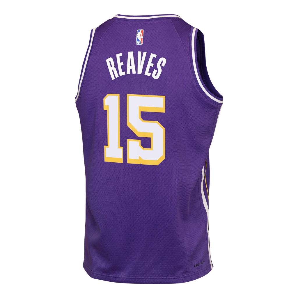 Austin Reaves Los Angeles Lakers Statement Edition Jersey - Purple - Youth