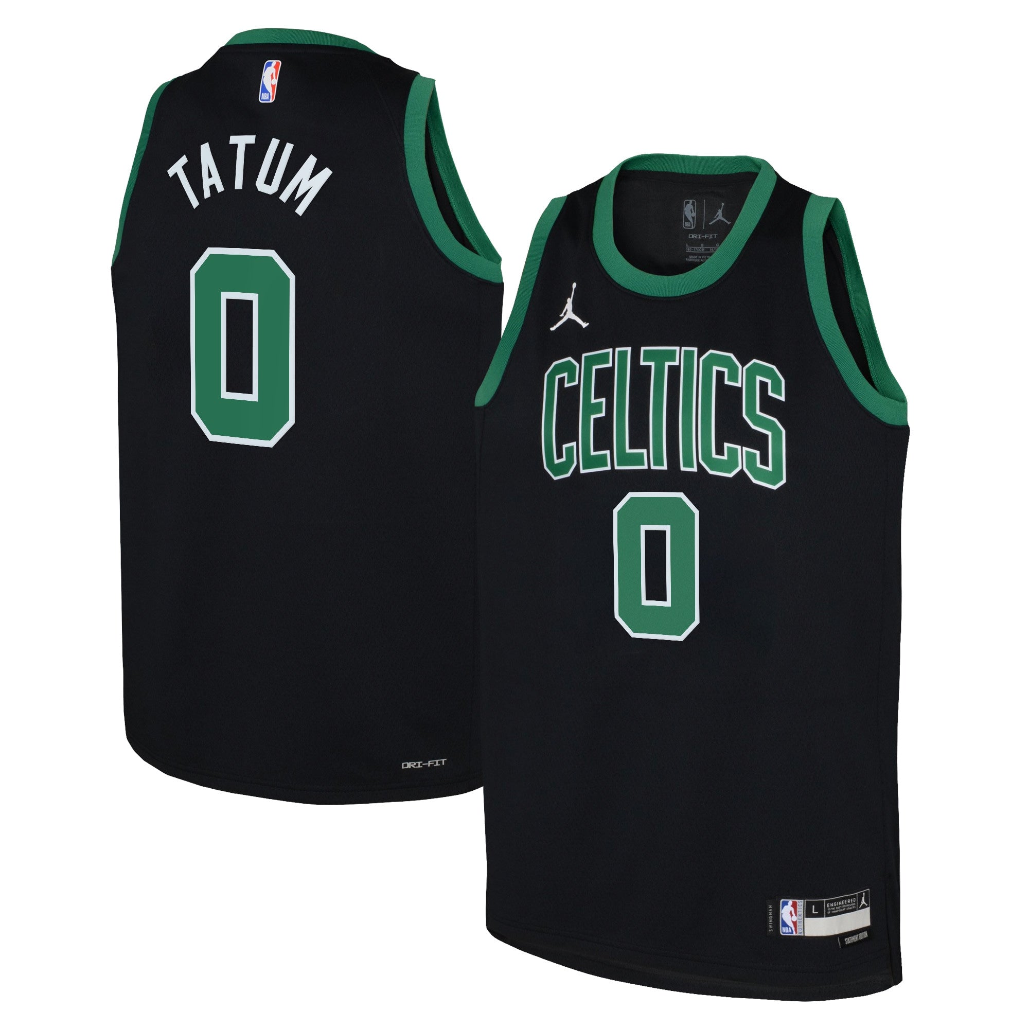 Jayson Tatum Boston Celtics Statement Edition Swingman Jersey - Black - Youth