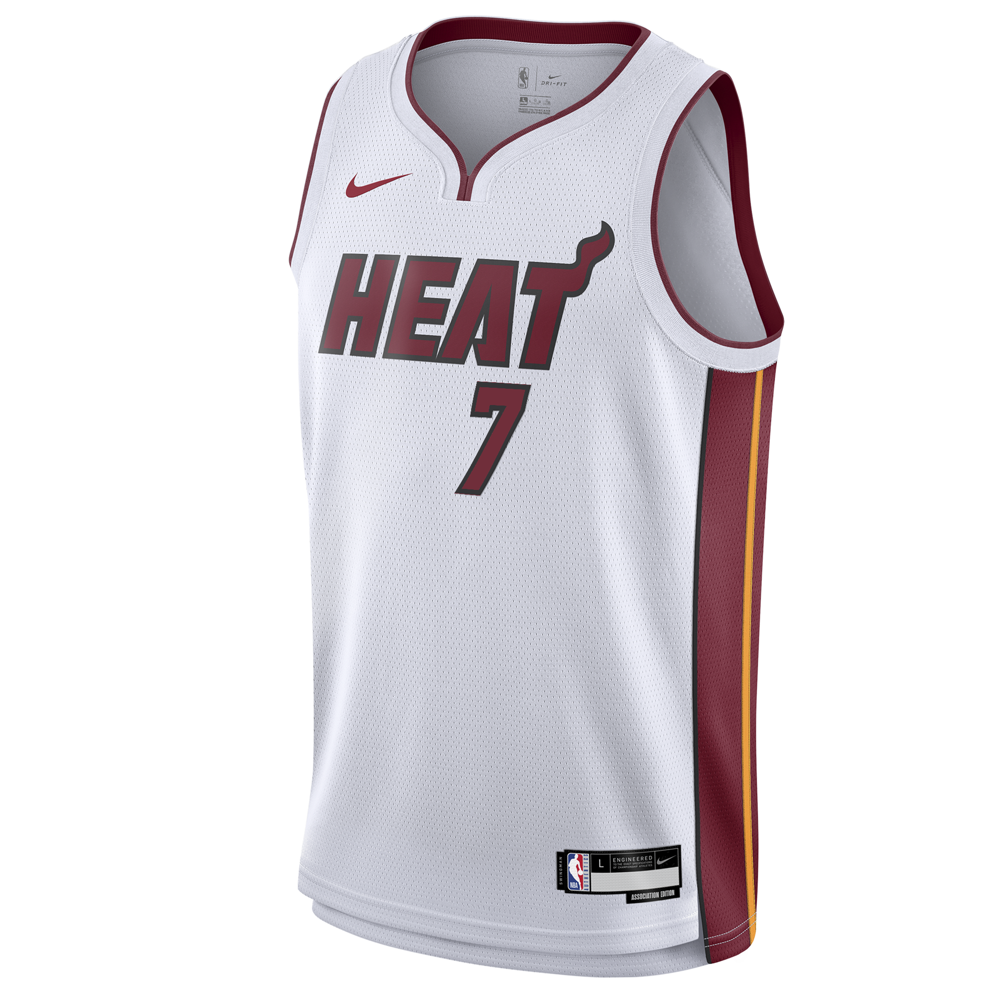 Giannis Antetokounmpo Miami Heat Association Edition Swingman Jersey - White - Youth