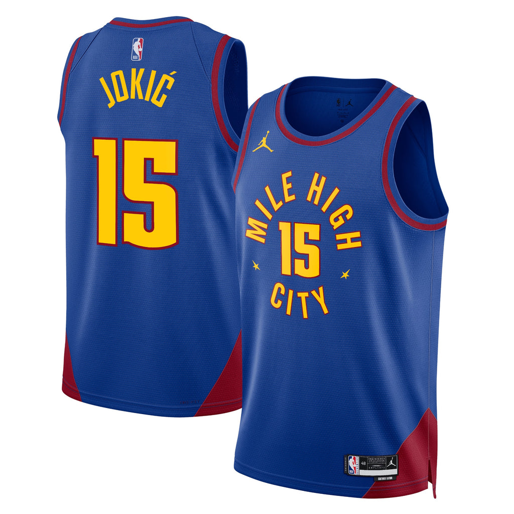 Nikola Jokić Denver Nuggets Statement Edition Swingman Jersey - Blue - Unisex