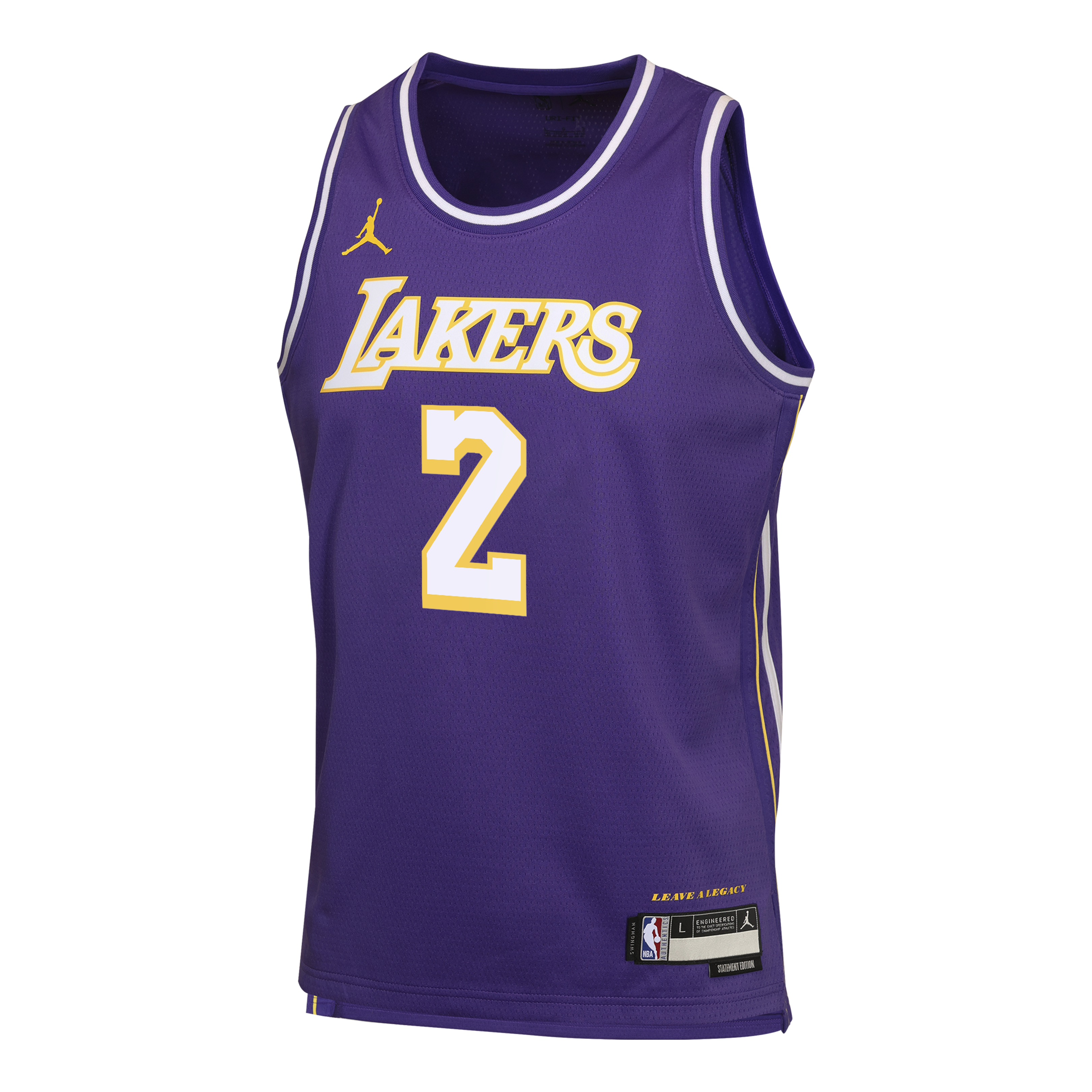 Jarred Vanderbilt Los Angeles Lakers Statement Edition Jersey - Purple - Youth