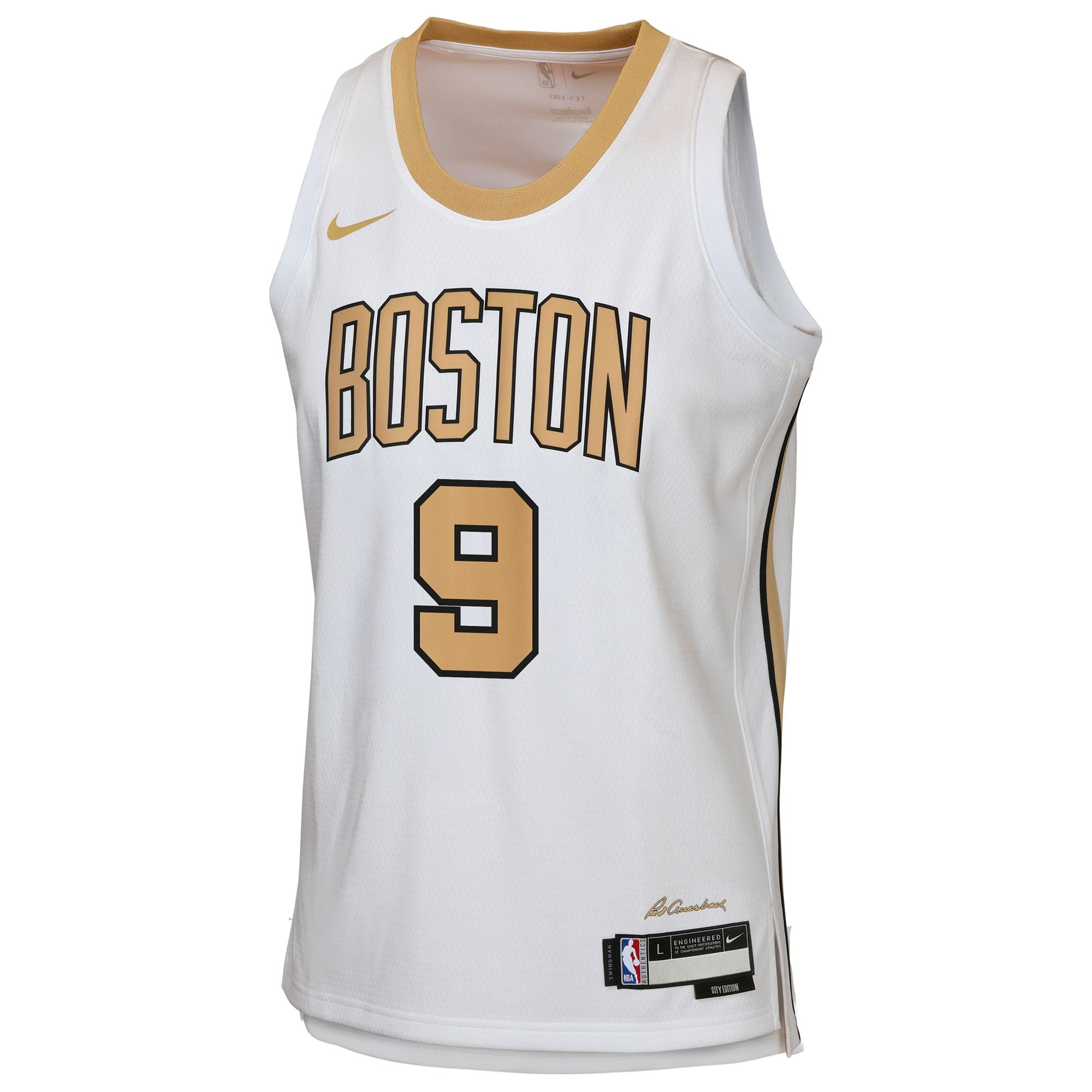 Derrick White Boston Celtics 2025/26 City Edition Swingman Jersey - White - Youth
