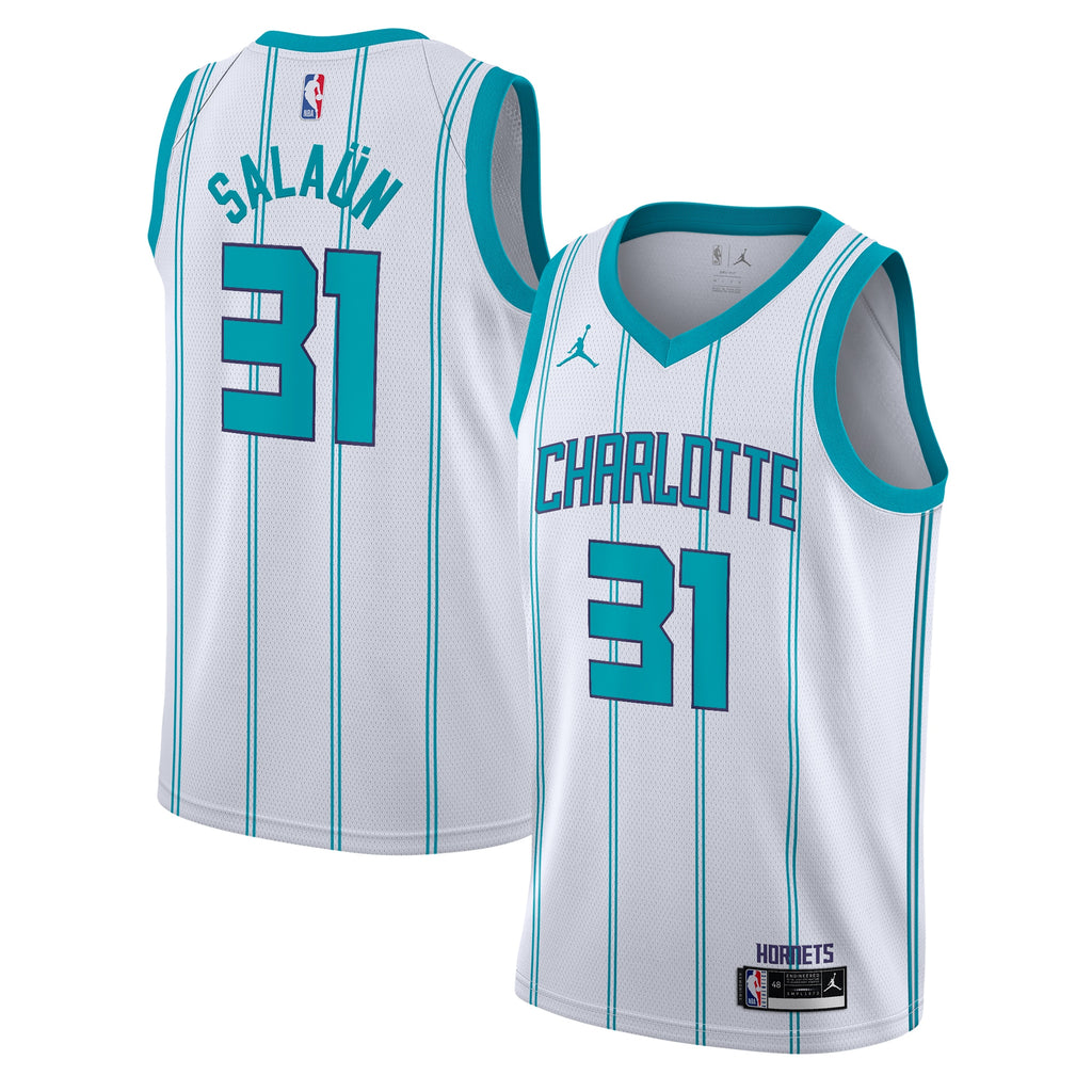 Tidjane Salaün Charlotte Hornets Association Edition Swingman Jersey - White - Youth