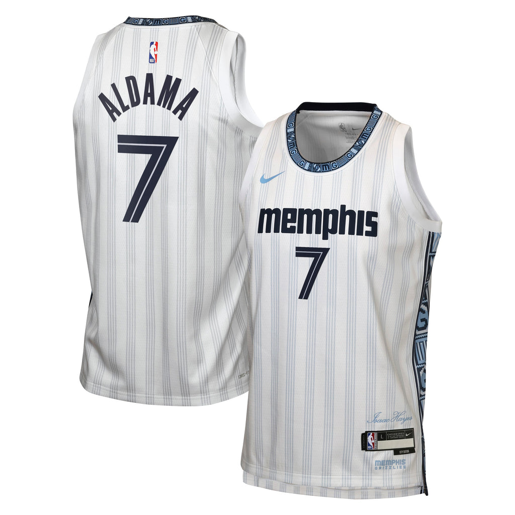 Santi Aldama Memphis Grizzlies 2025/26 City Edition Swingman Jersey - Gray - Youth