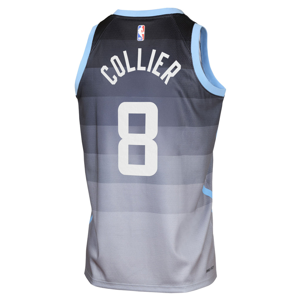 Isaiah Collier Utah Jazz 2025/26 City Edition Swingman Jersey - Gray - Youth