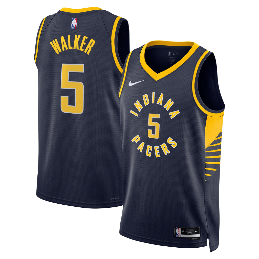Jarace Walker Indiana Pacers Icon Edition Swingman Jersey - Navy - Unisex