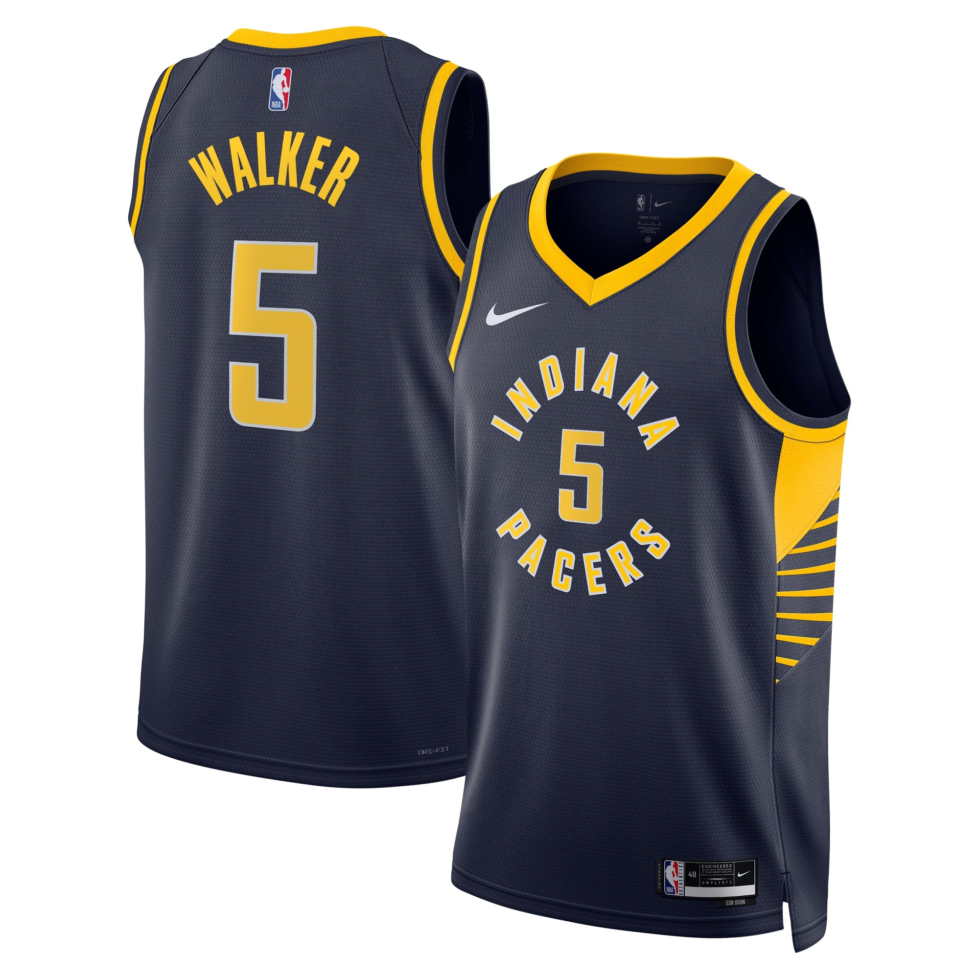 Jarace Walker Indiana Pacers Icon Edition Swingman Jersey - Navy - Unisex