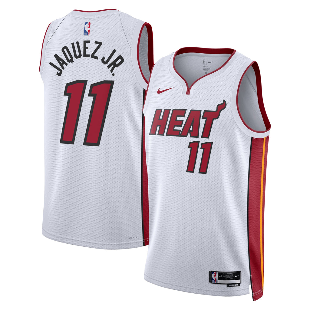 Jaime Jaquez Jr. Miami Heat Association Edition Swingman Jersey - White - Unisex
