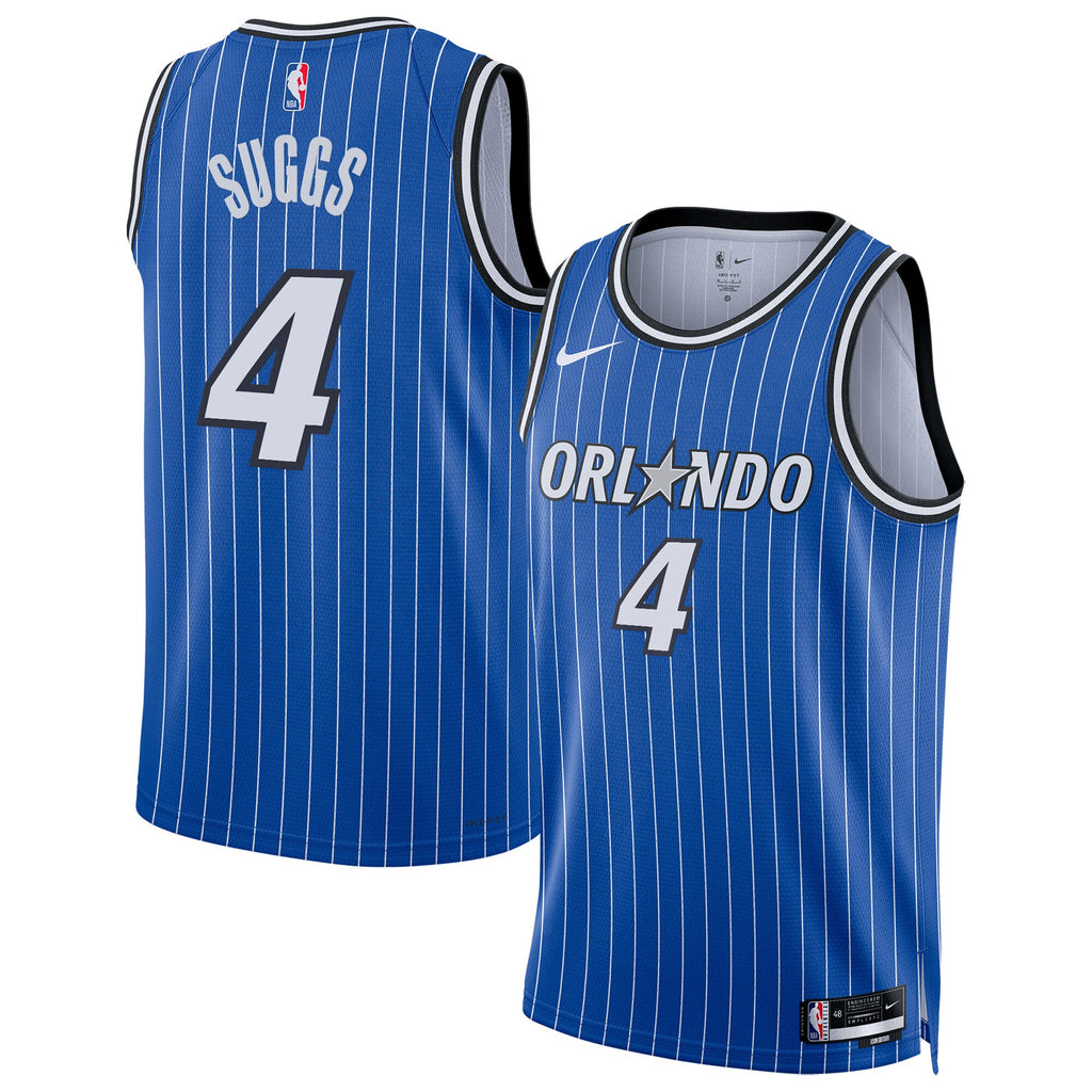 Jalen Suggs Orlando Magic Icon Edition Replica Swingman Jersey - Blue - Unisex