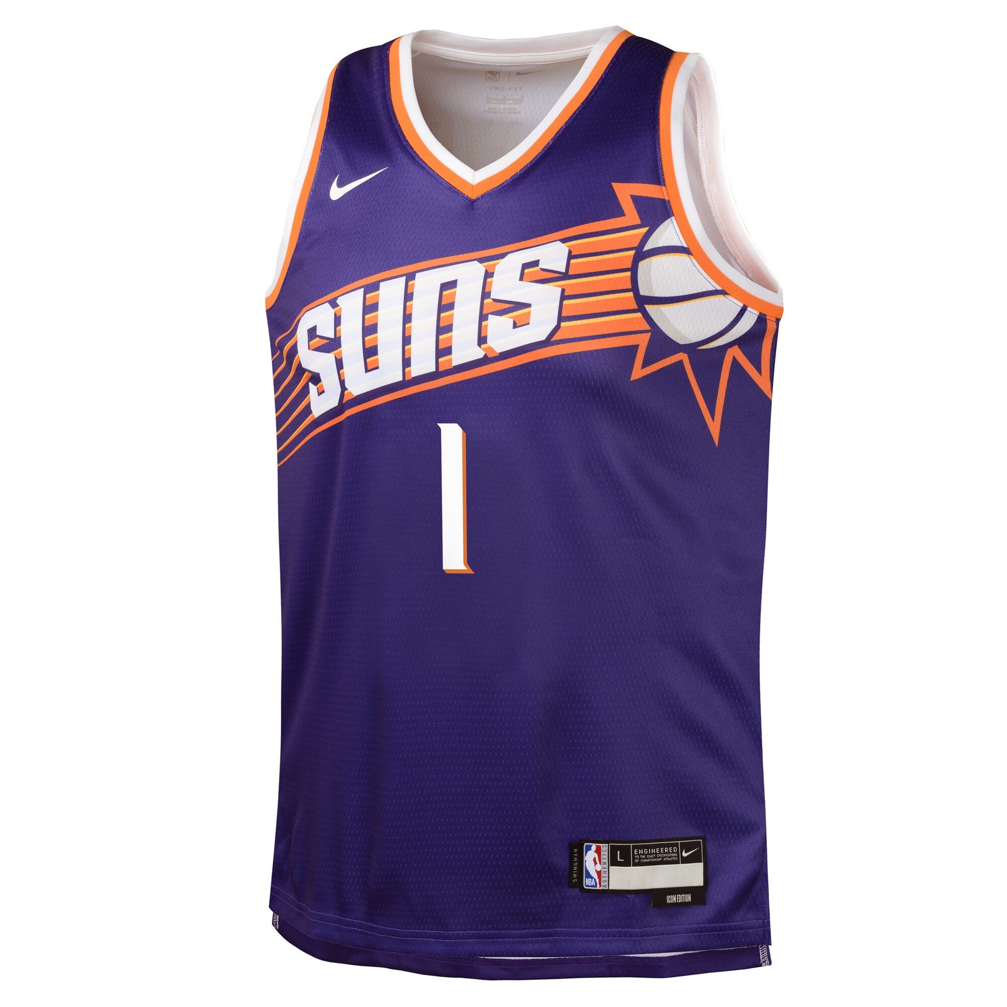 Devin Booker Phoenix Suns Swingman Icon Jersey - Youth