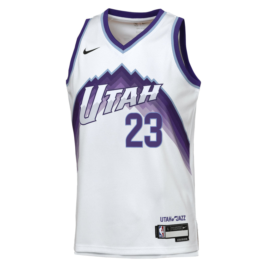 Lauri Markkanen Utah Jazz Association Edition Replica Swingman Jersey - White - Youth