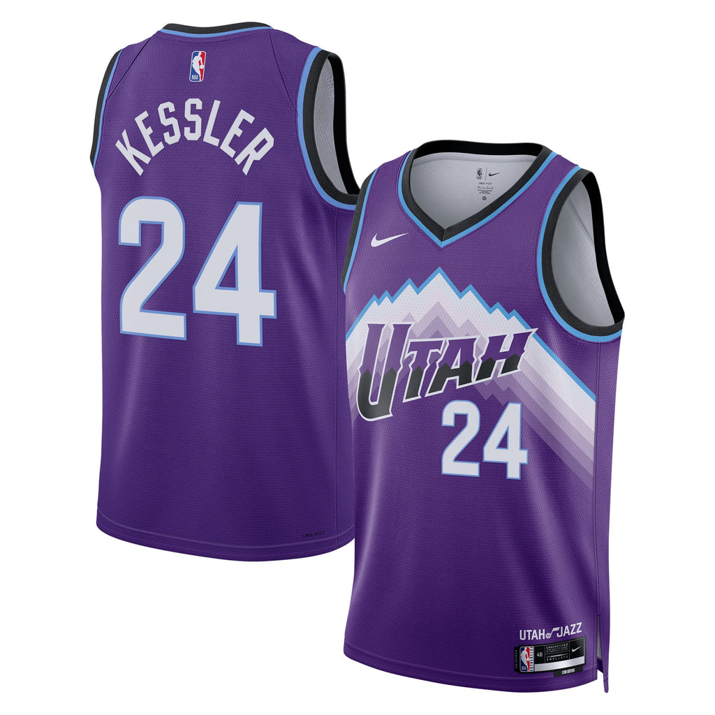 Walker Kessler Utah Jazz Icon Edition Replica Swingman Jersey - Purple - Youth