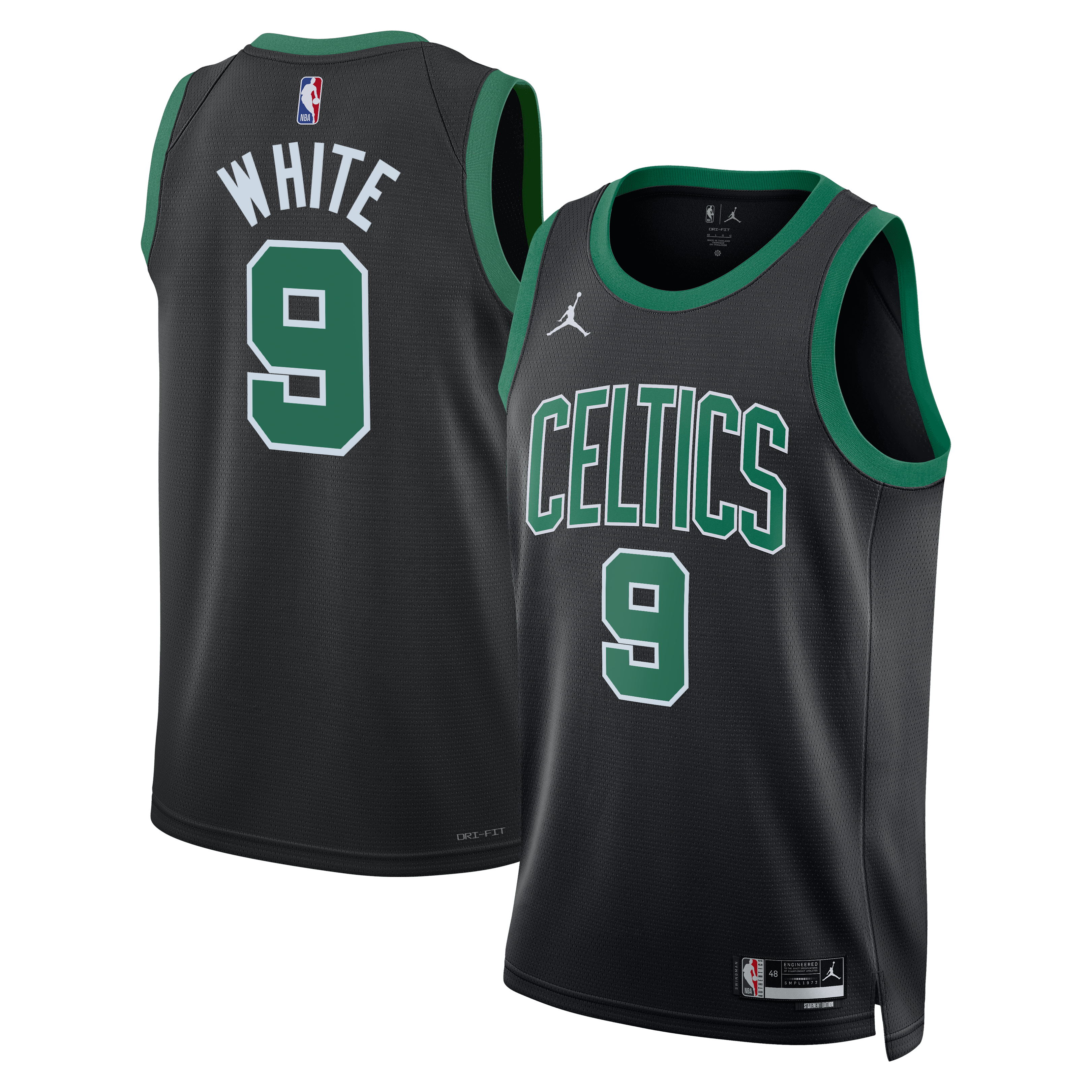 Derrick White Boston Celtics Statement Edition Swingman Jersey - Black - Unisex