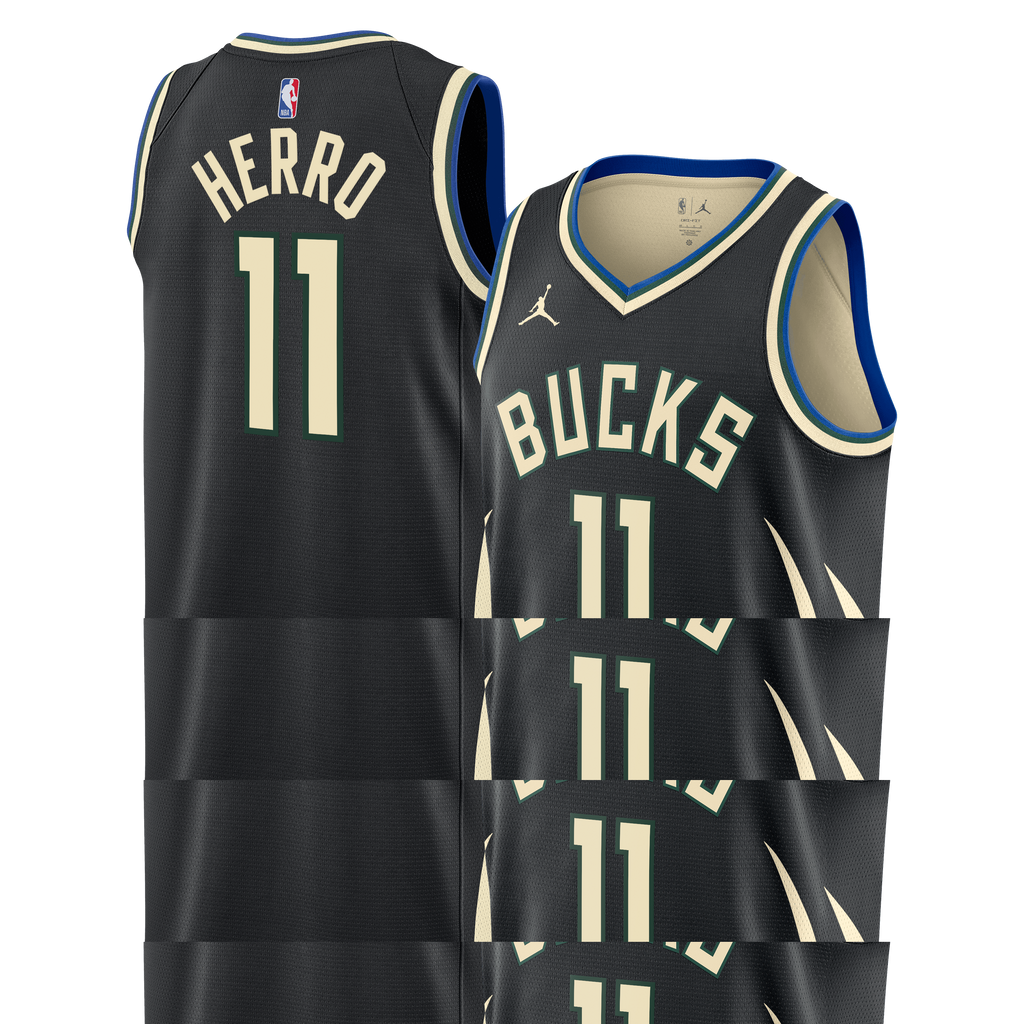 Tyler Herro Milwaukee Bucks Statement Edition Swingman Jersey - Hunter Green - Unisex
