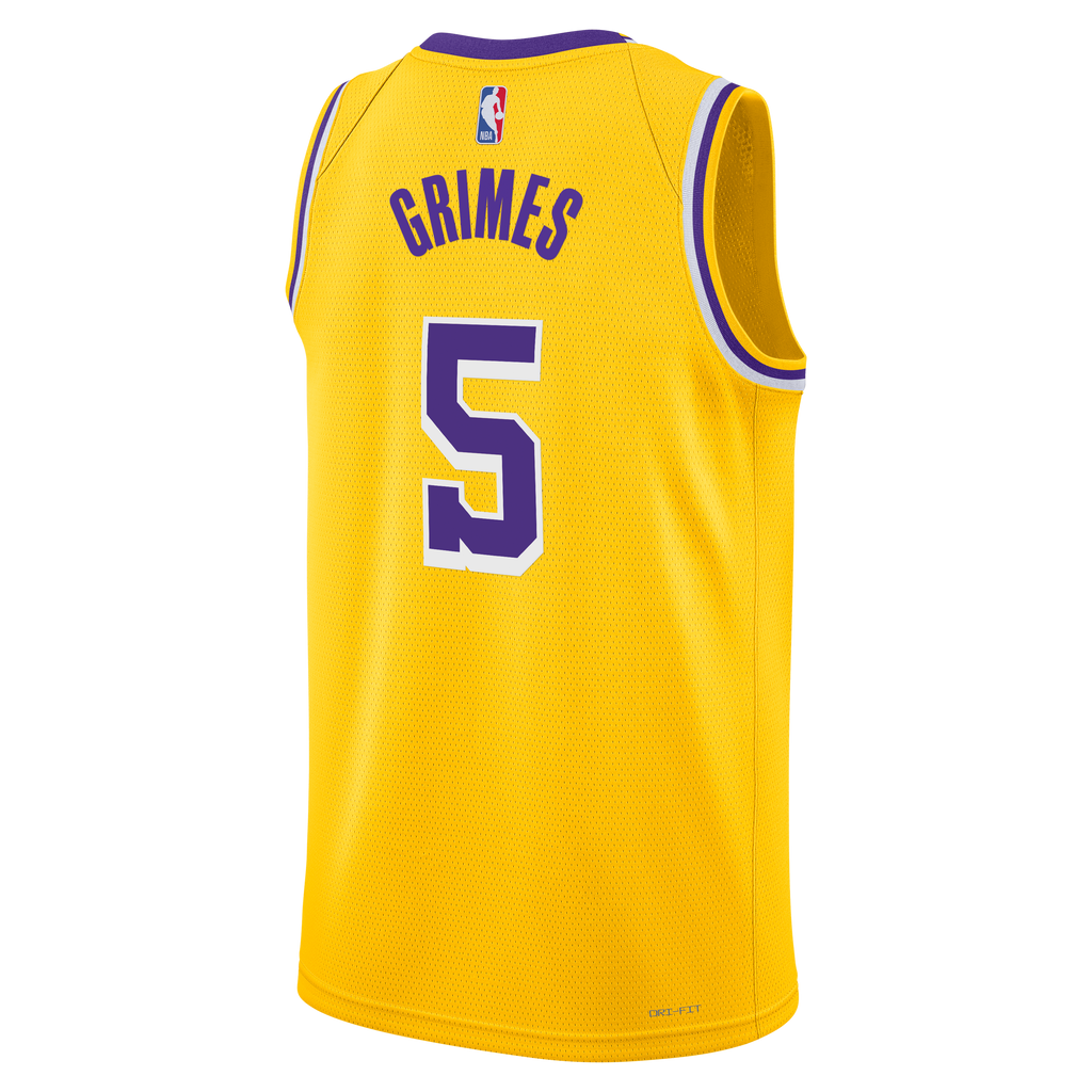 Quentin Grimes Los Angeles Lakers Icon Edition Swingman Jersey - Gold - Unisex