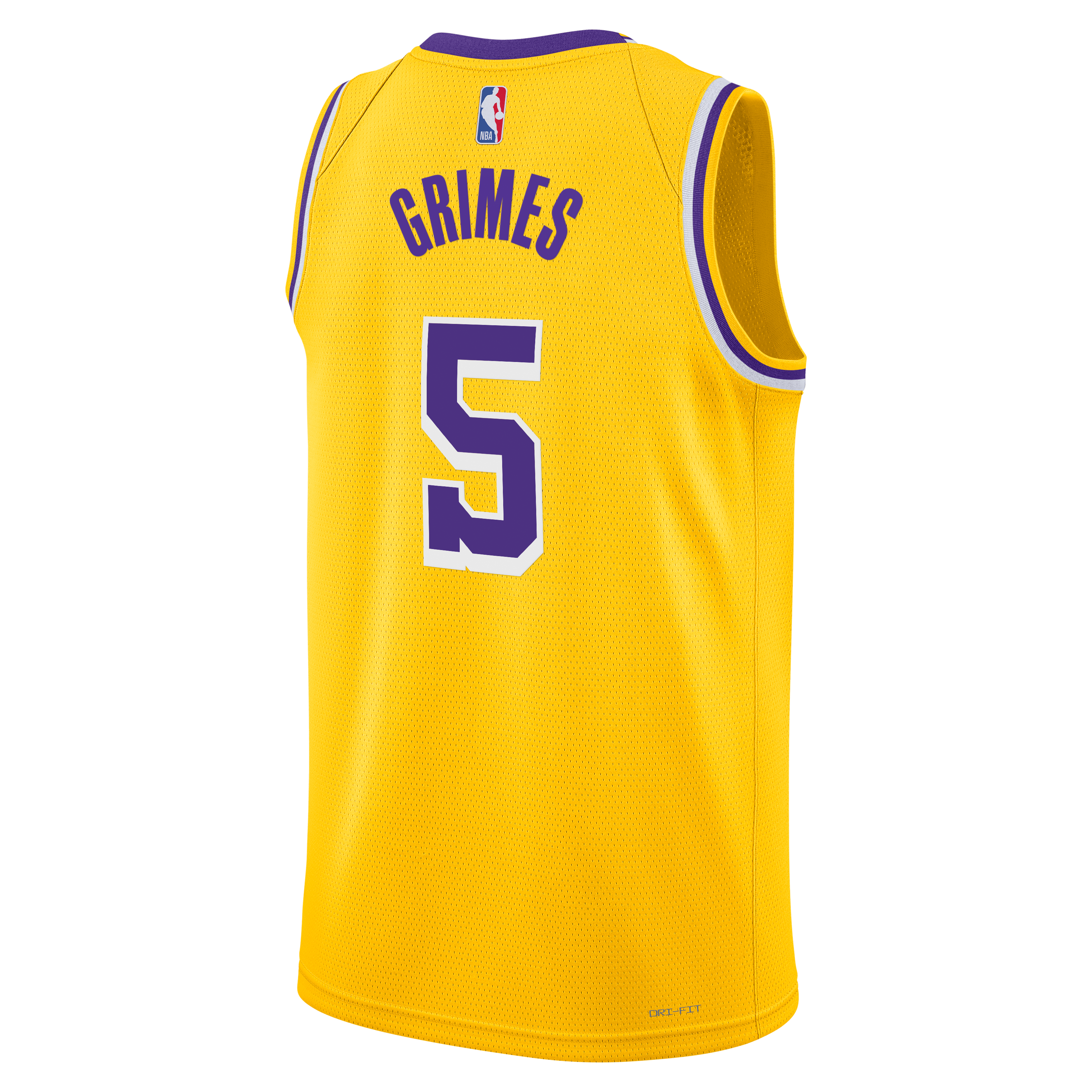 Quentin Grimes Los Angeles Lakers Icon Edition Swingman Jersey - Gold - Unisex