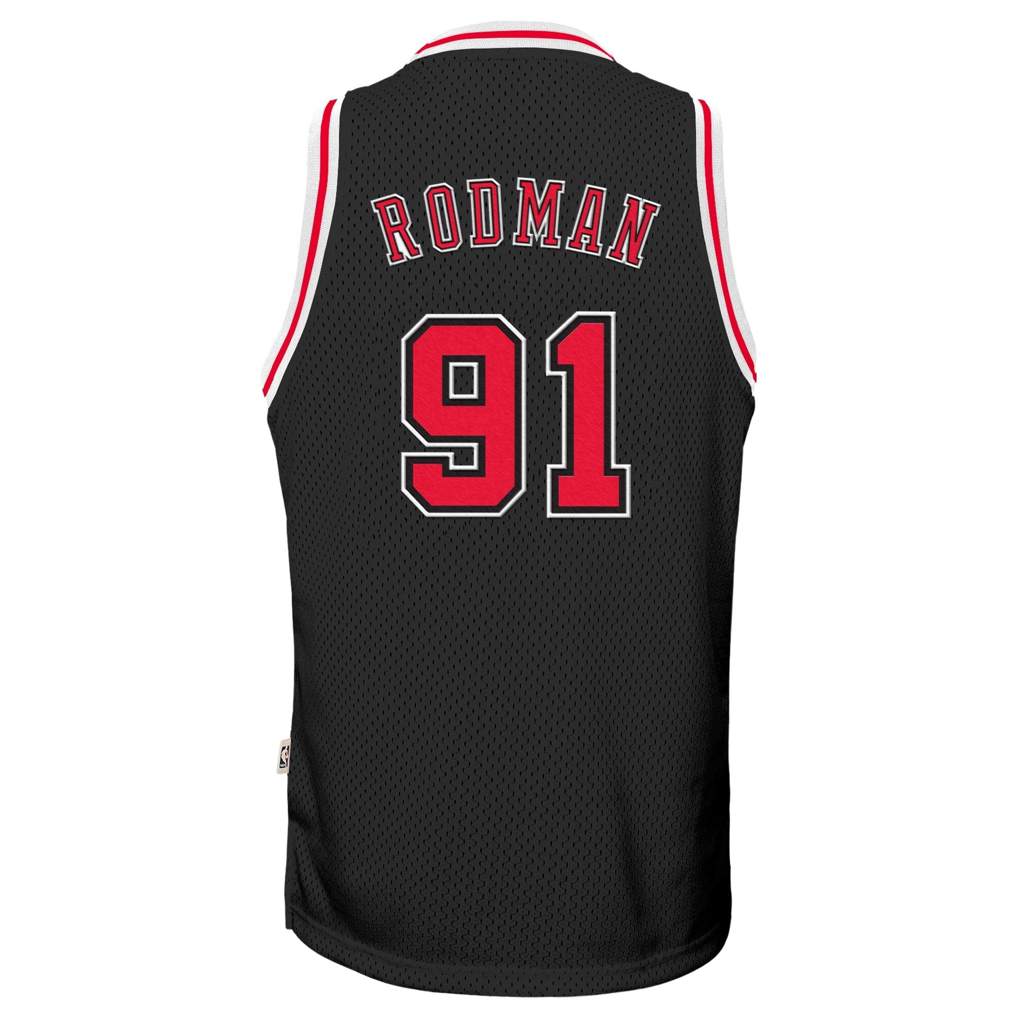 Dennis Rodman Chicago Bulls 1997-98 Hardwood Classics Alternate Swingman Jersey - Black - Youth