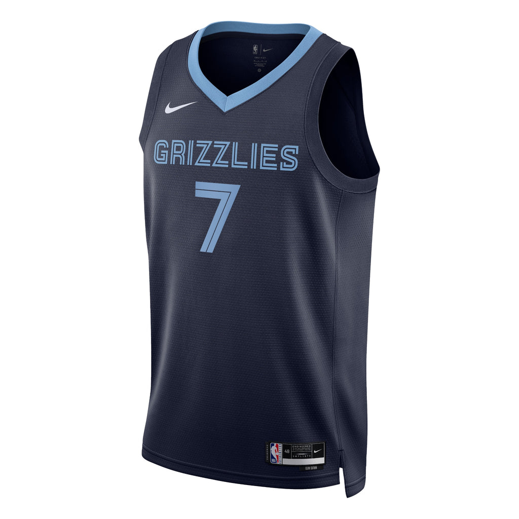Santi Aldama Memphis Grizzlies Icon Edition Swingman Jersey - Navy - Unisex