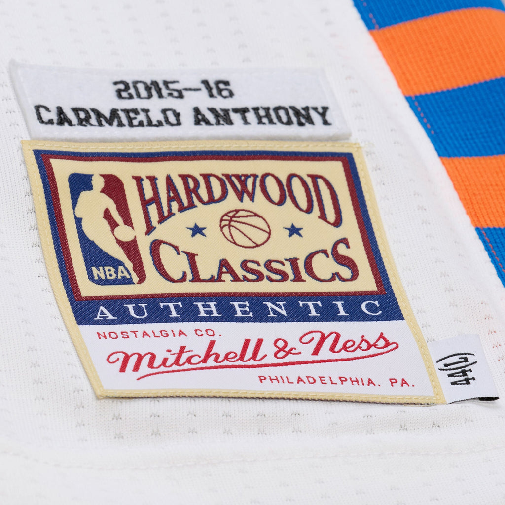 Carmelo Anthony New York Knicks 2015-16 Hardwood Classics Authentic Jersey - Mens