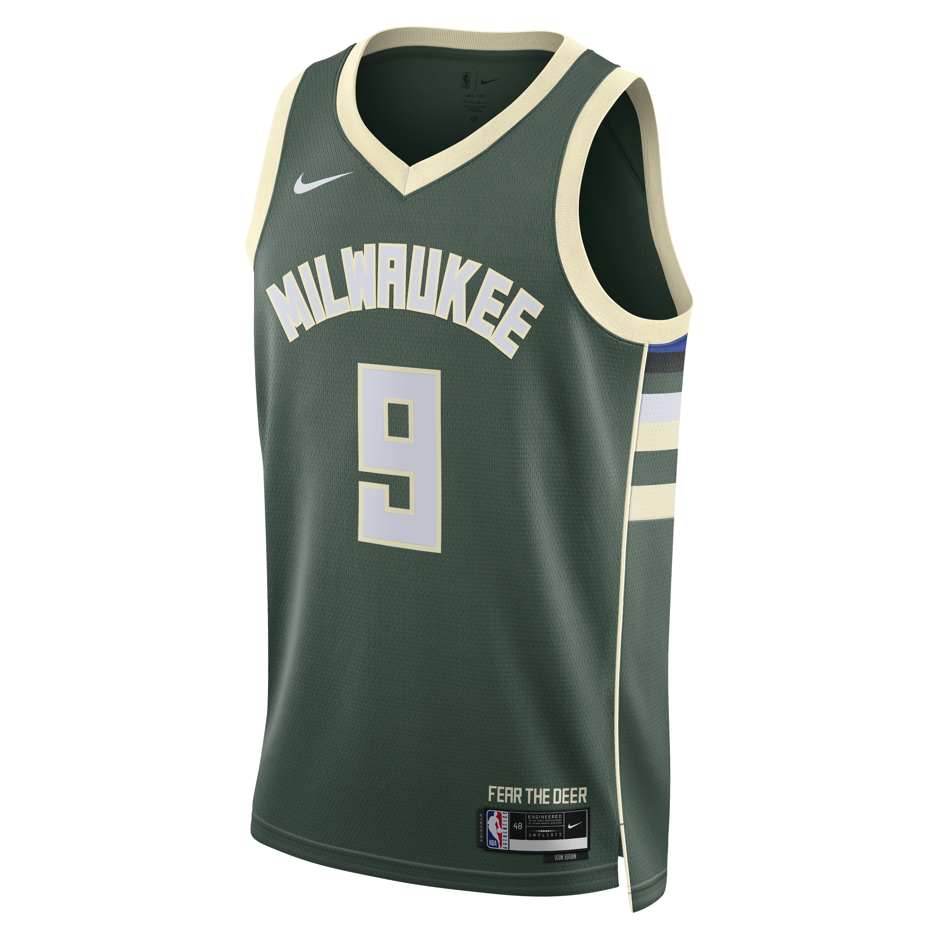 Kel'el Ware Milwaukee Bucks Icon Edition Swingman Jersey - White - Unisex