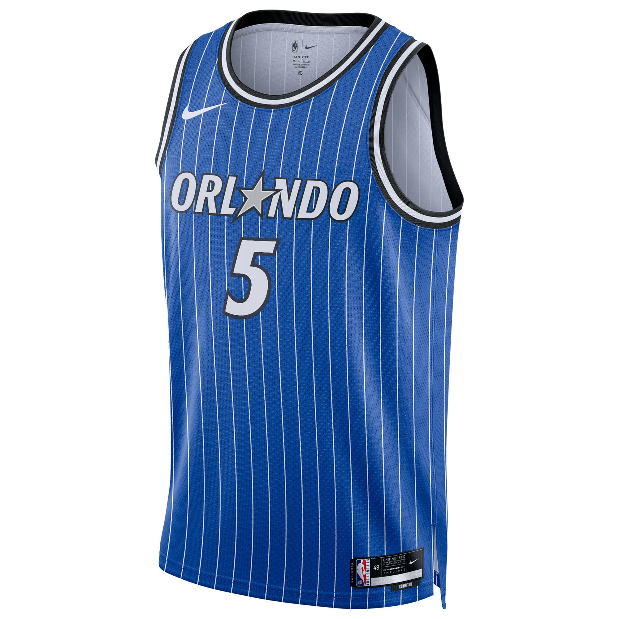 Paolo Banchero Orlando Magic Icon Edition Replica Swingman Jersey - Blue - Unisex