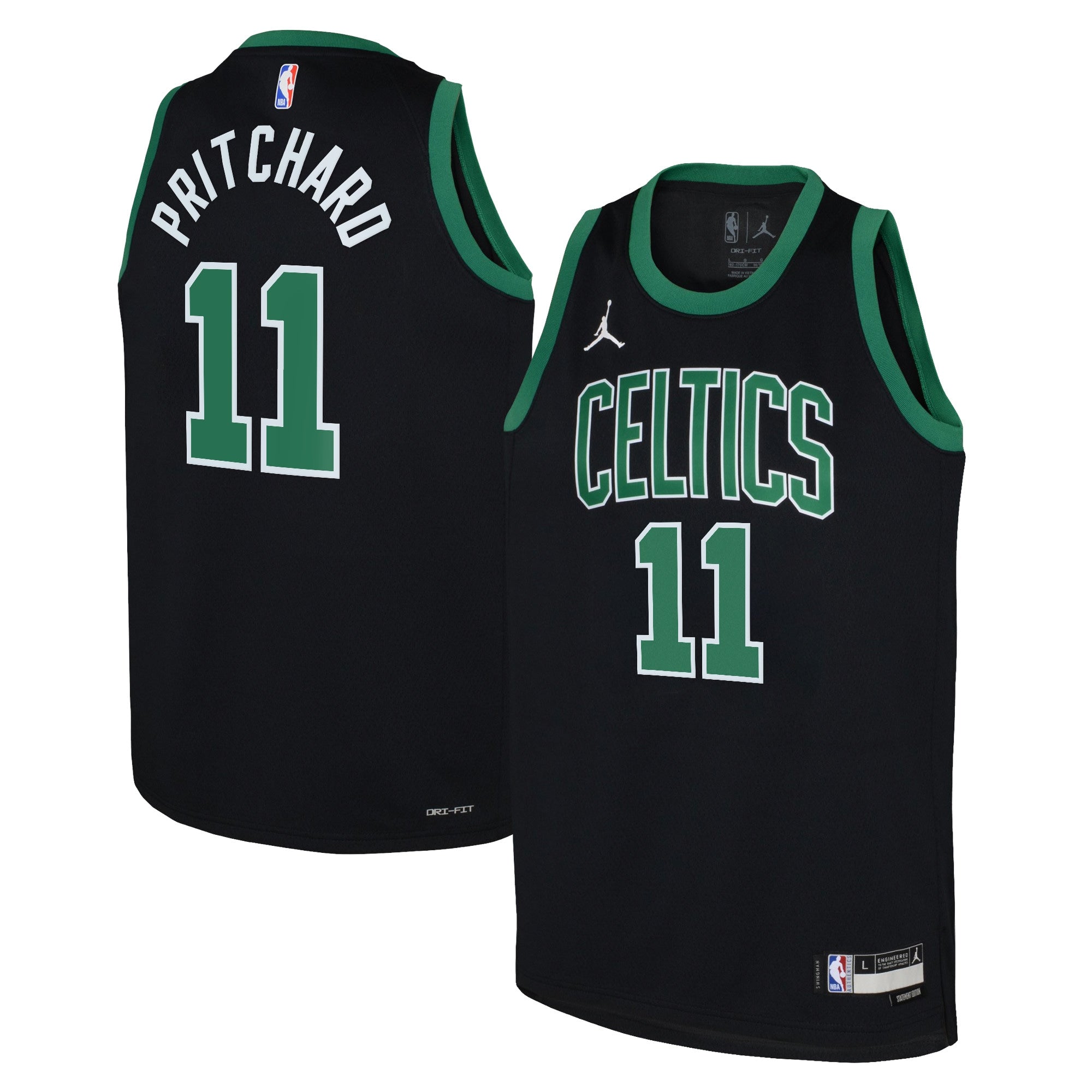 Payton Pritchard Boston Celtics Statement Edition Swingman Jersey - Black - Youth