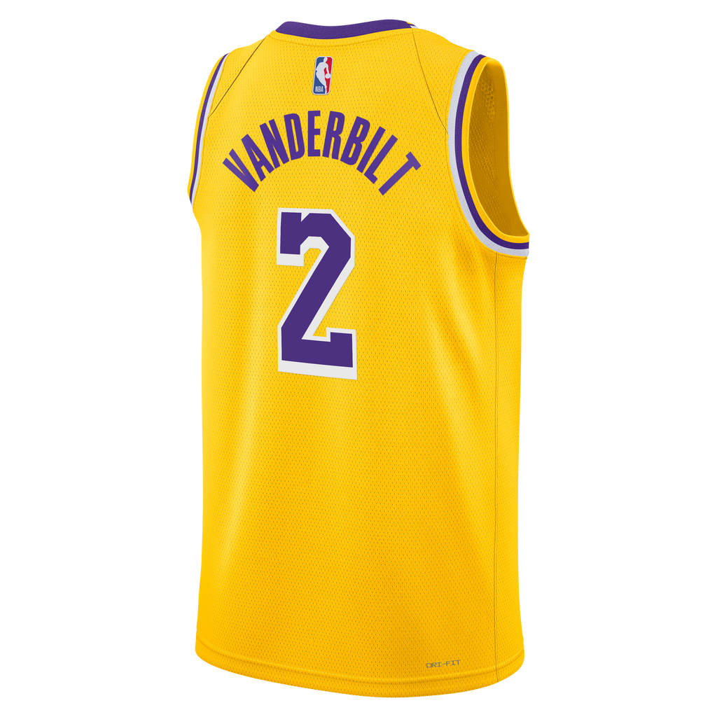 Jarred Vanderbilt Los Angeles Lakers Icon Edition Swingman Jersey - Gold - Unisex