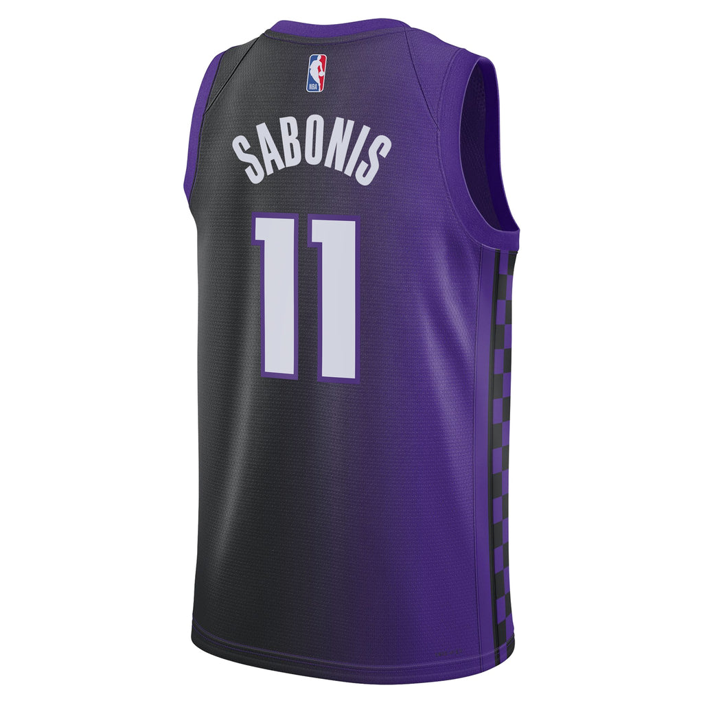 Domantas Sabonis Sacramento Kings Statement Edition Swingman Jersey - Purple - Unisex