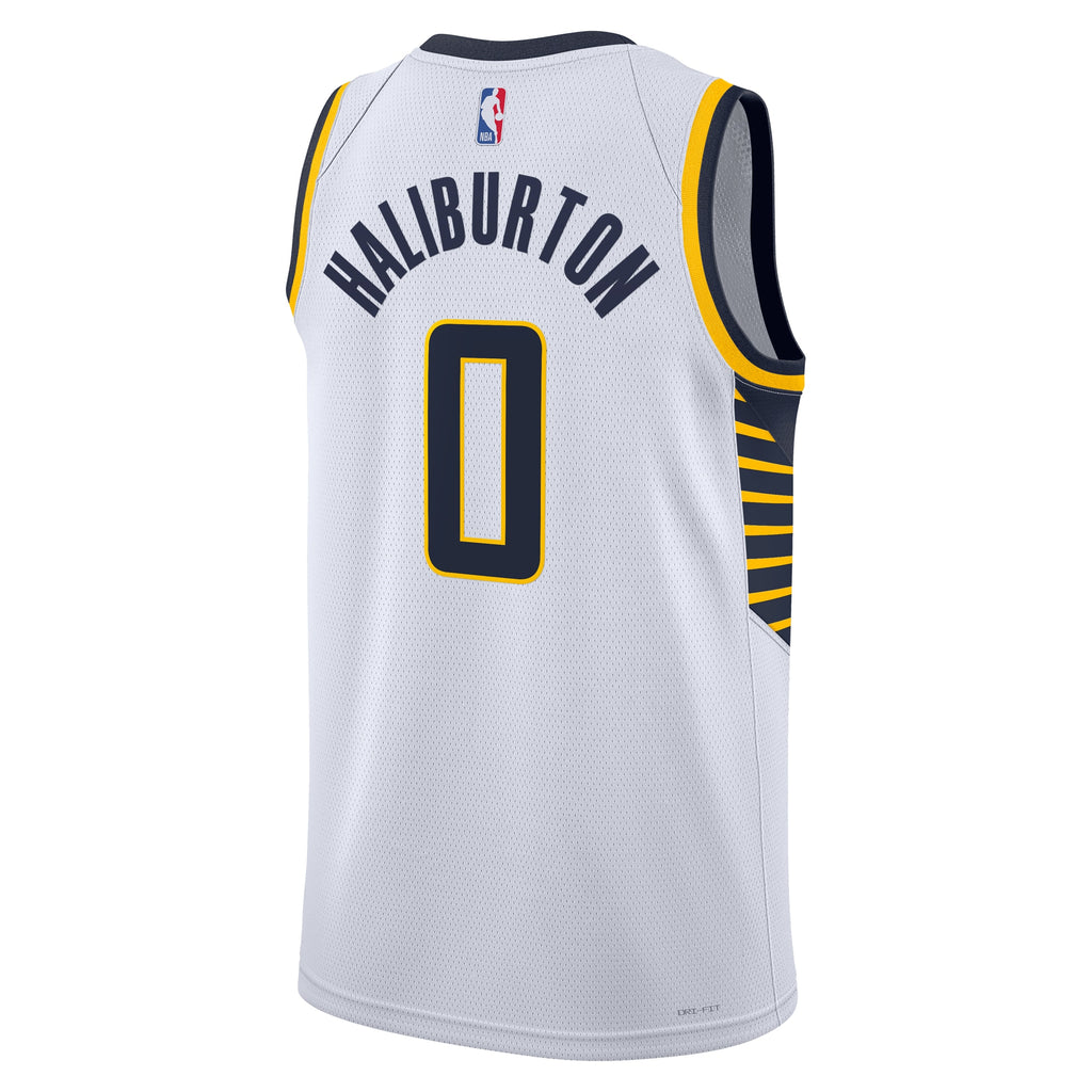 Tyrese Haliburton Indiana Pacers Association Edition Swingman Jersey - White - Youth