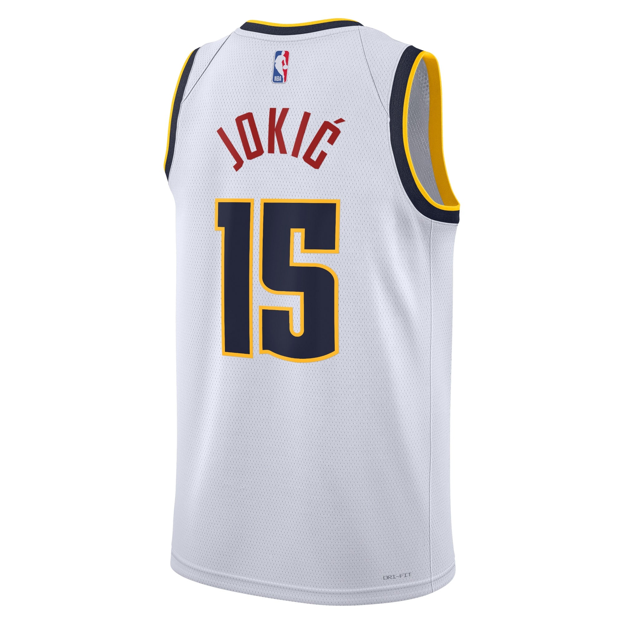 Nikola Jokić Denver Nuggets Association Edition Swingman Jersey - White - Unisex