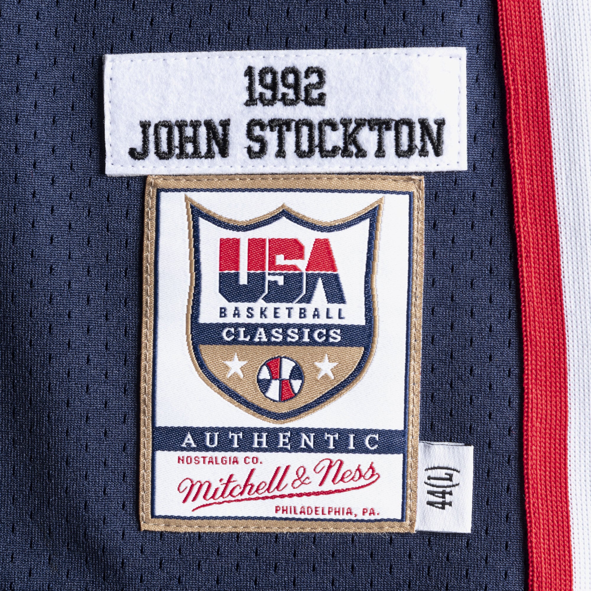 John Stockton USA Basketball 1992 Authentic Jersey