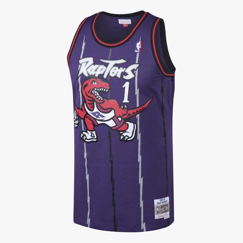 Tracy McGrady Toronto Raptors Hardwood Classics Swingman Road Jersey - Mens