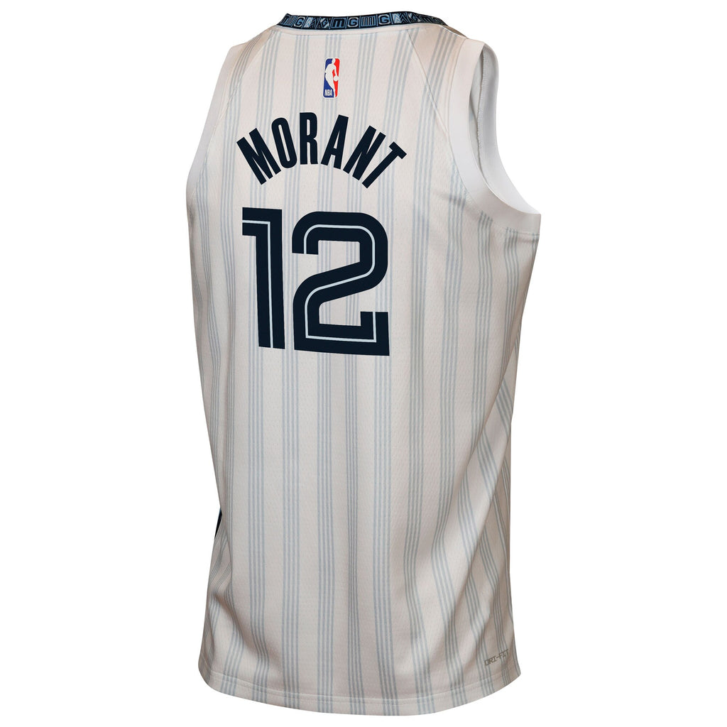 Ja Morant Memphis Grizzlies 2025/26 City Edition Swingman Jersey - Gray - Youth