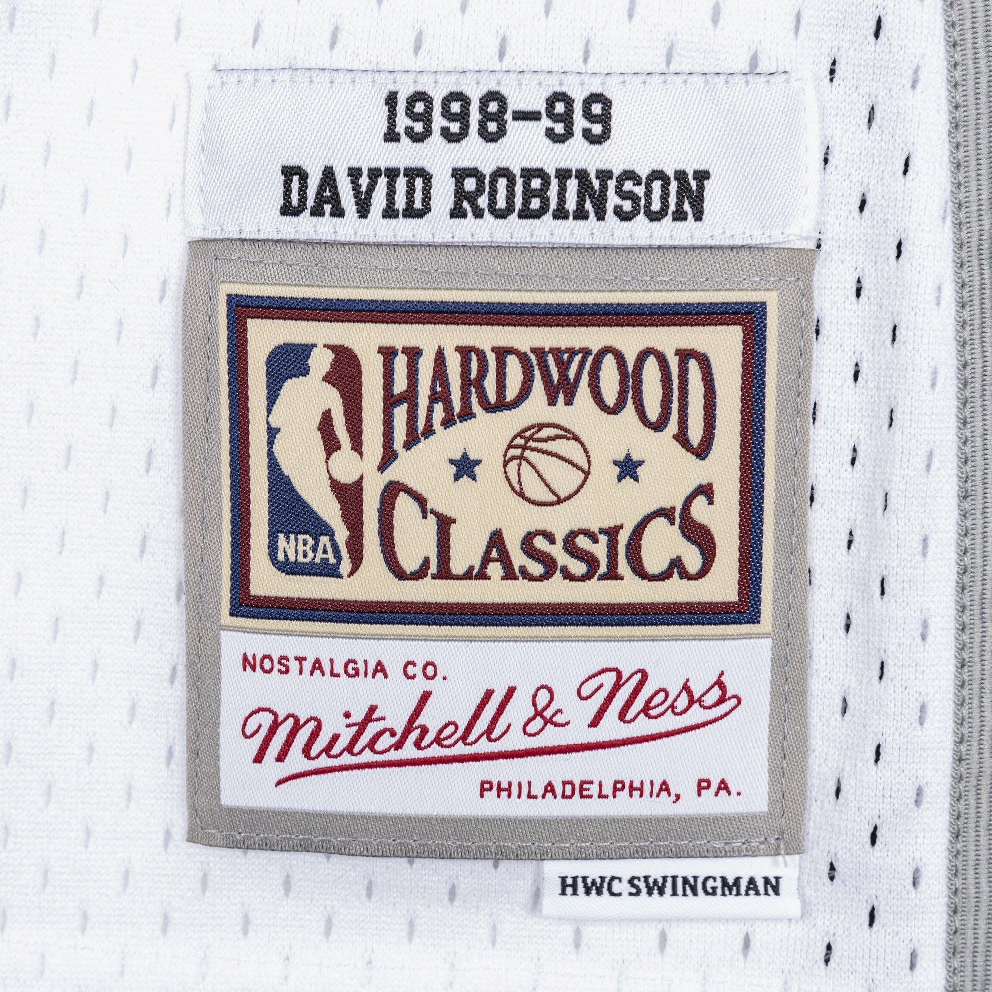 David Robinson San Antonio Spurs 1998 Authentic Swingman Jersey - White