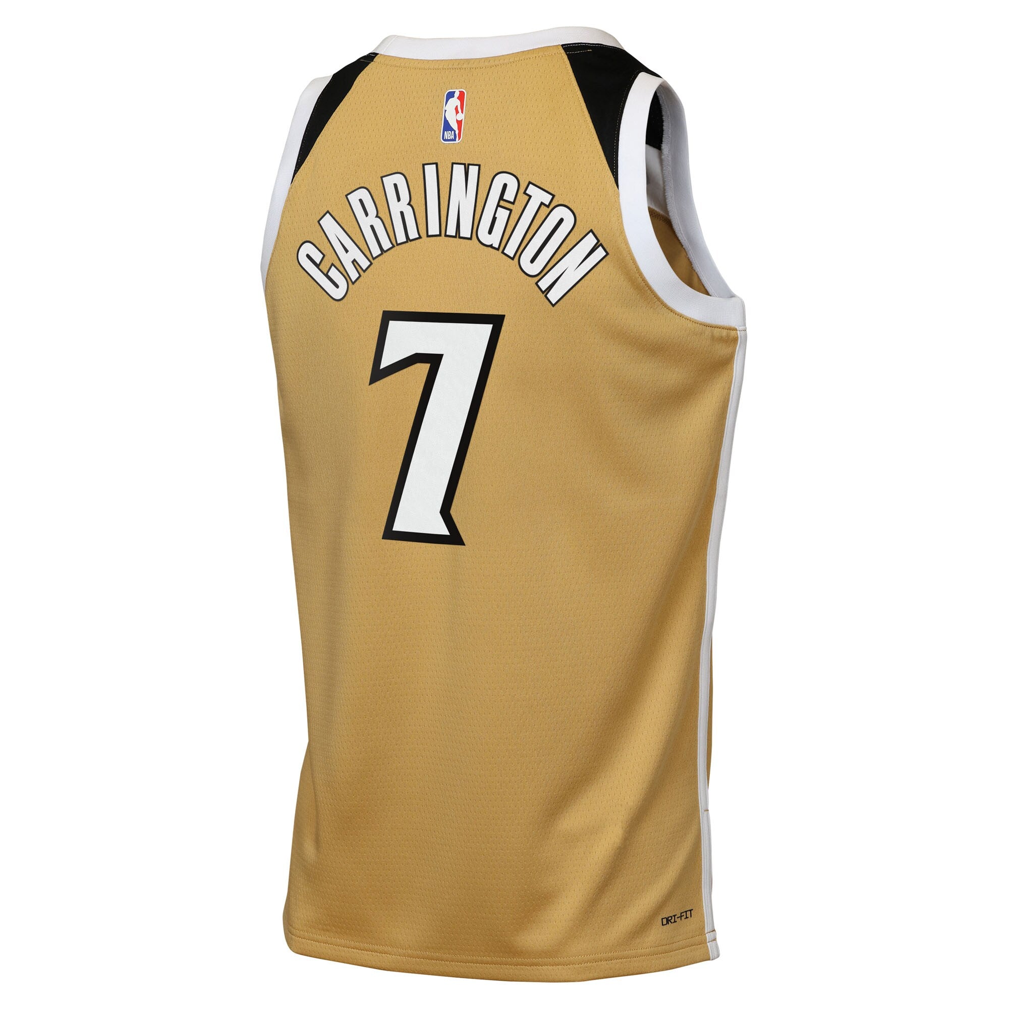 Carlton Carrington Washington Wizards 2025/26 City Edition Swingman Jersey - Tan - Youth