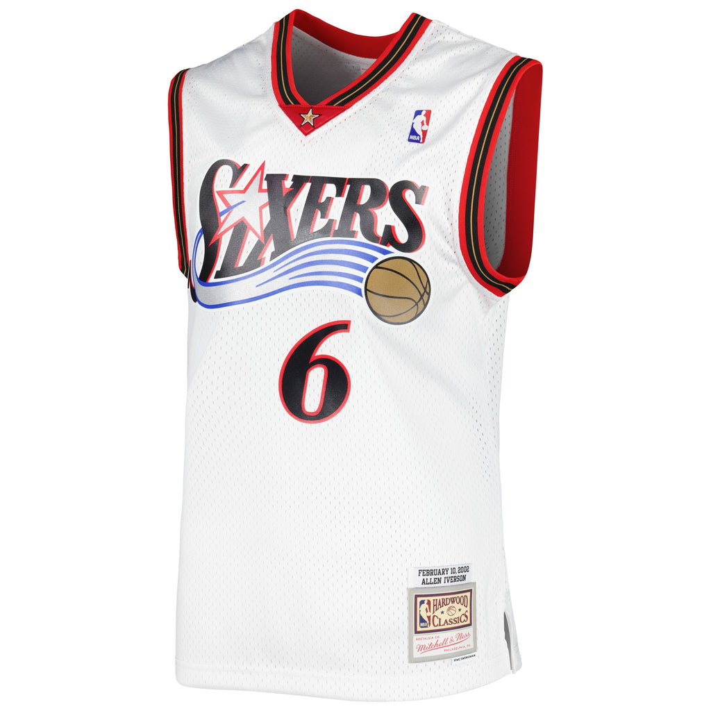 Allen Iverson Philadelphia 76ers 2002/03 Hardwood Classics Swingman Jersey - Mens
