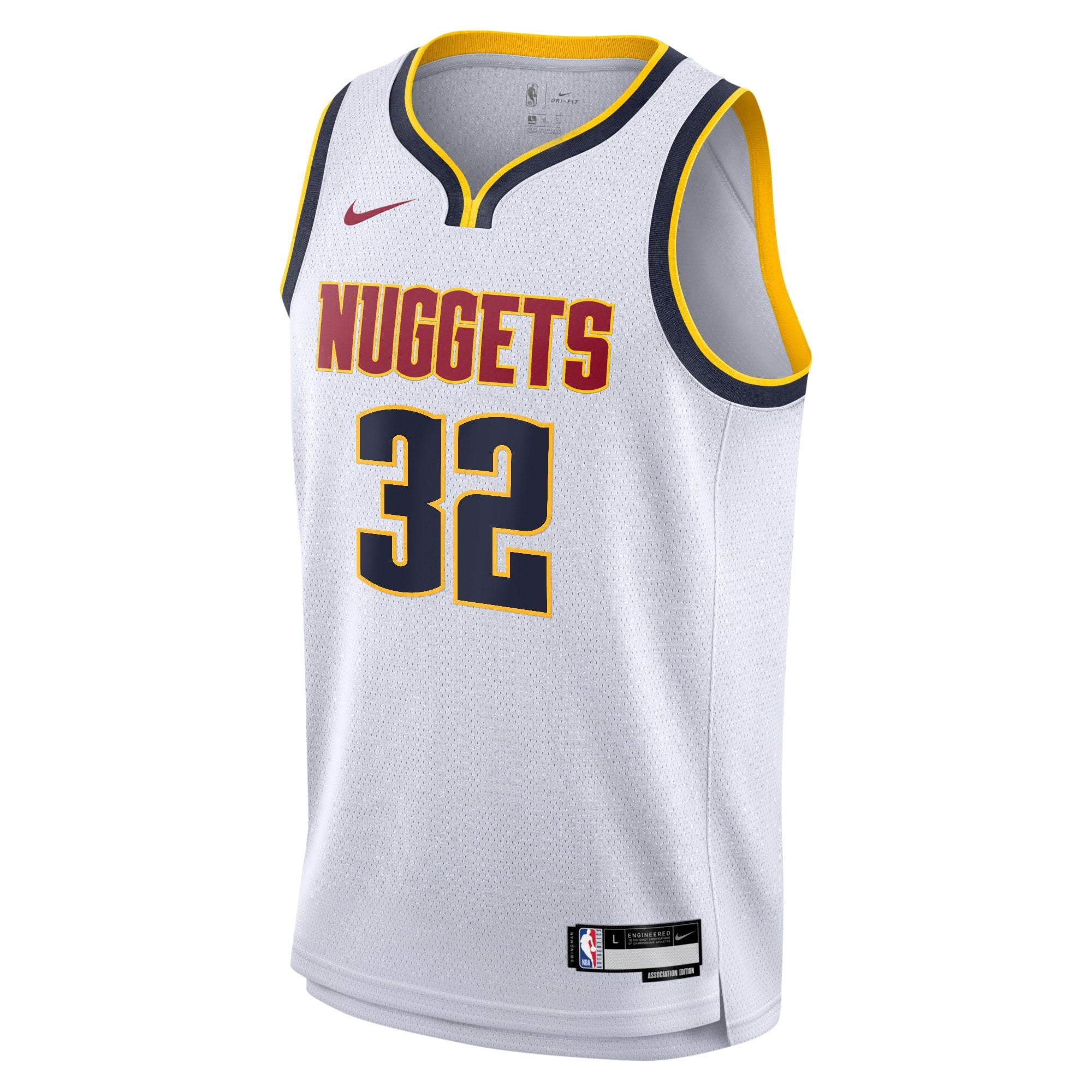 Aaron Gordon Denver Nuggets Swingman Association Jersey - White - Youth