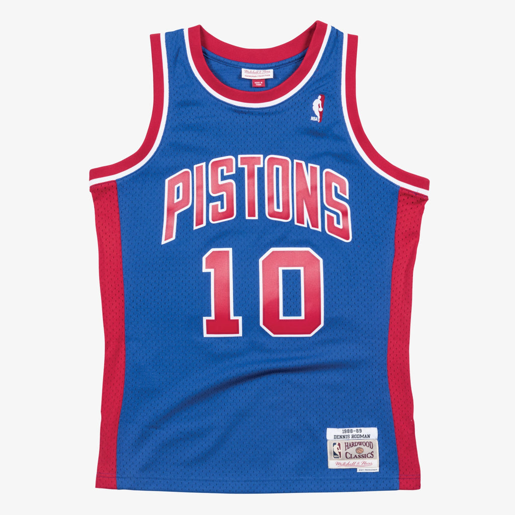 Dennis Rodman Detroit Pistons 1988-89 Swingman Road Jersey