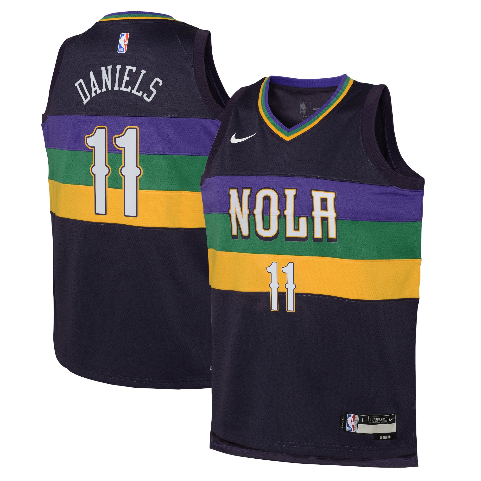 Dyson Daniels New Orleans Pelicans City Edition Swingman Jersey - Purple - Youth