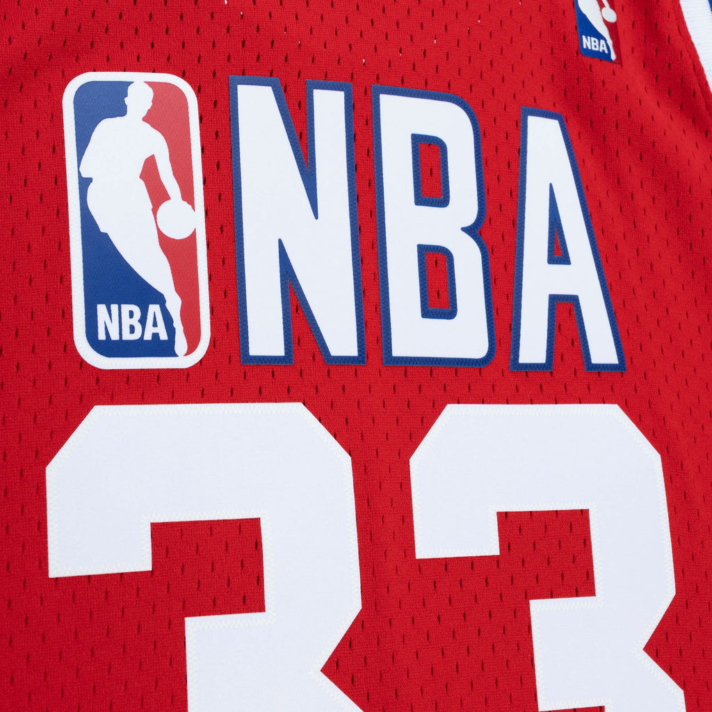 Patrick Ewing New York Knicks 1989 All-Star Authentic Swingman Jersey - Scarlet