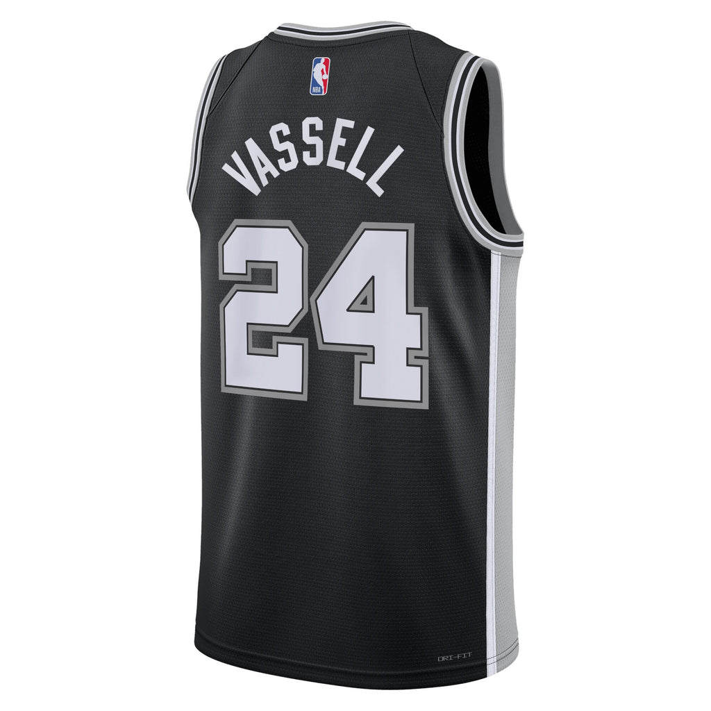 Devin Vassell San Antonio Spurs Icon Edition Swingman Jersey - Black - Unisex