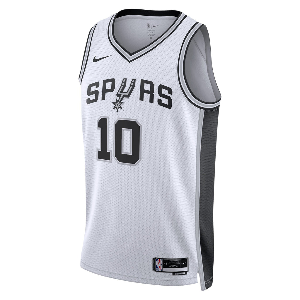Jeremy Sochan San Antonio Spurs Association Edition Swingman Jersey - White - Unisex
