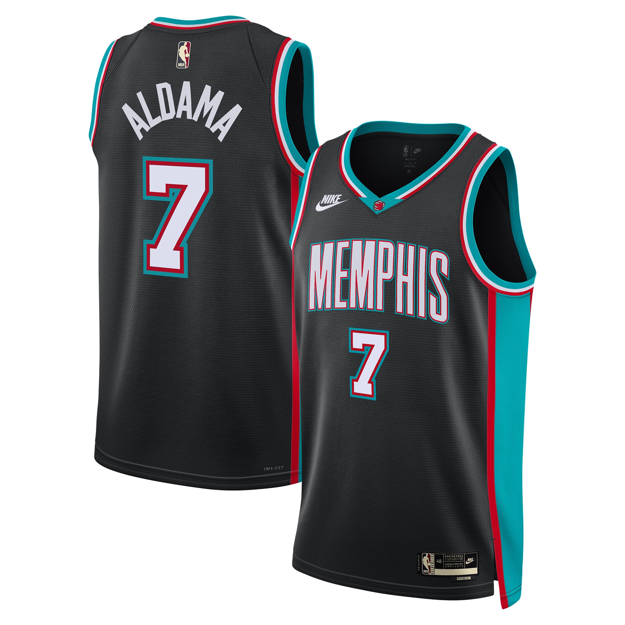 Santi Aldama Memphis Grizzlies Classic Edition Jersey - Black - Unisex