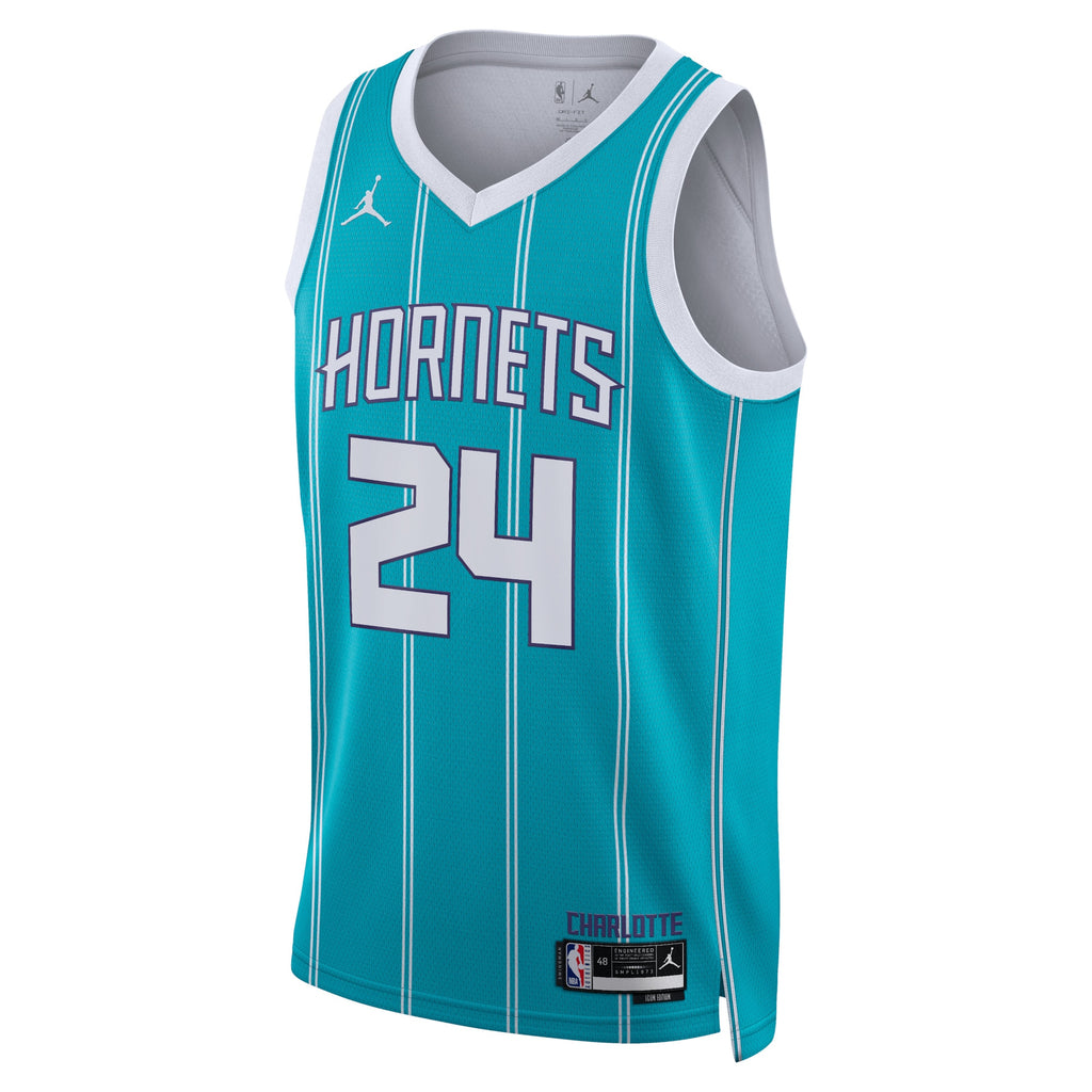 Brandon Miller Charlotte Hornets Icon Edition Swingman Jersey - Teal - Unisex