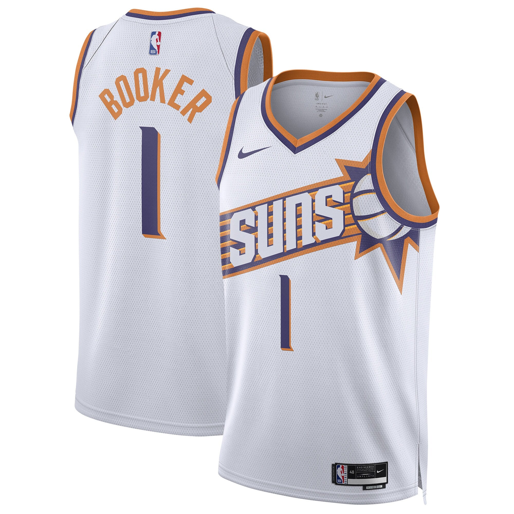 Devin Booker Phoenix Suns Swingman Association Jersey